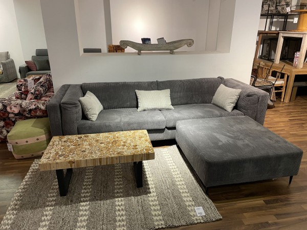 BENFORMATO 4-Sitzer Sofa mit Hocker ROMA